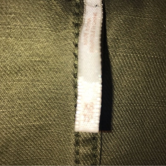 Free People Jacket Willow Spring Peplum Denim Womens Green Size XS - Picture 7 of 12